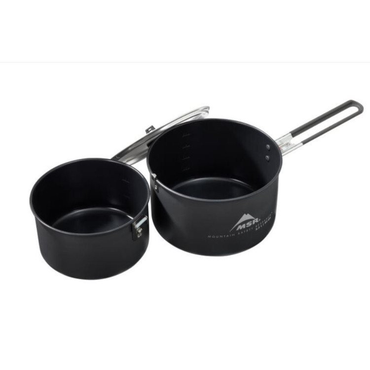 MSR Ceramic Non-Stick Pots – Set of 2 – (2.5L + 1.5L)